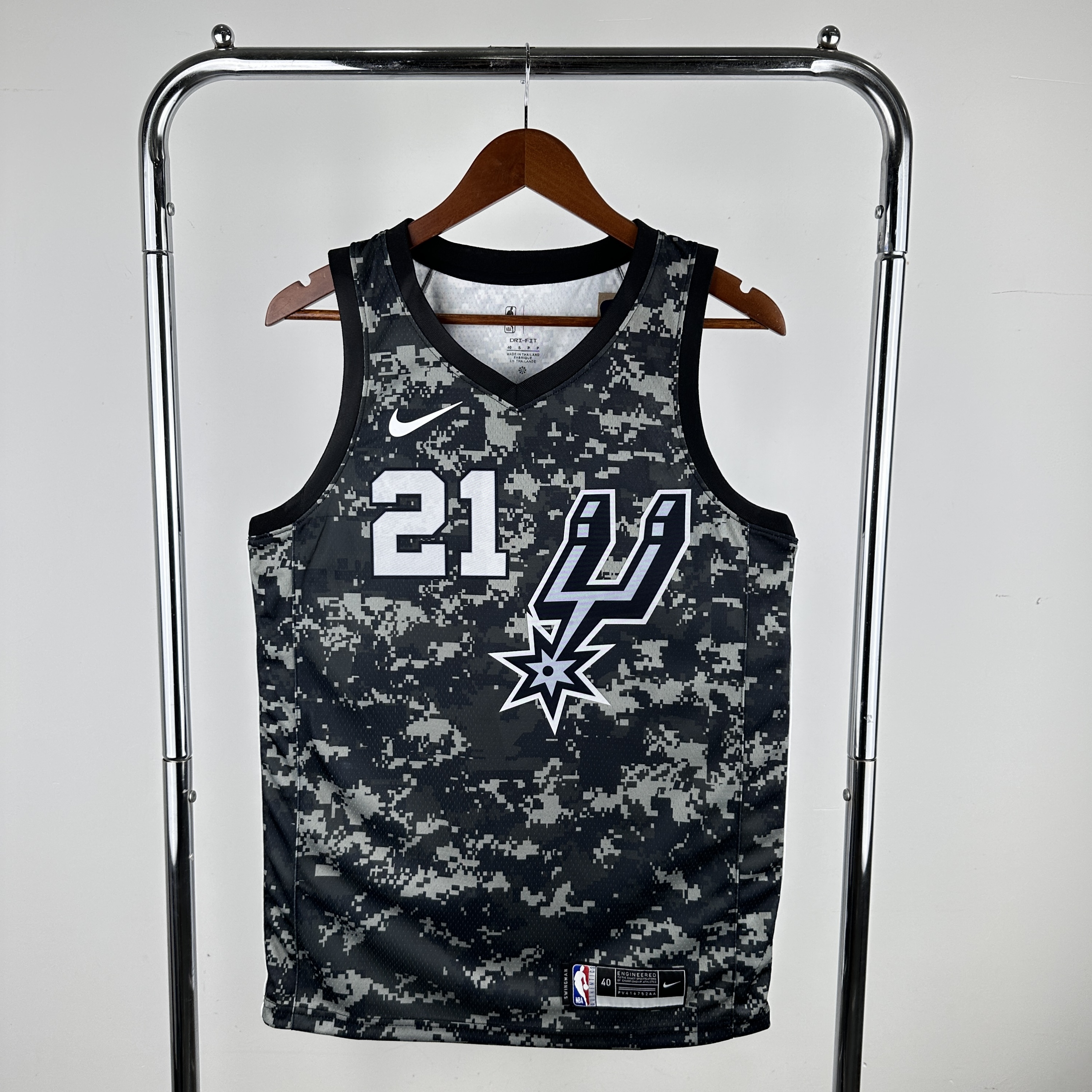 Men San Antonio Spurs #21 Duncan Camo Nike 2024 NBA Jersey->youth nba jersey->Youth Jersey